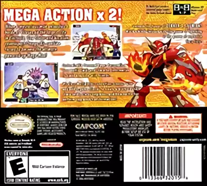 Image n° 2 - boxback : MegaMan Star Force 2 - Zerker x Saurian